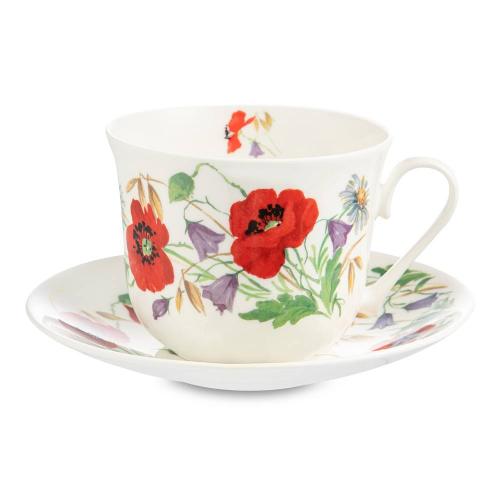 Чайная пара 450 мл Roy Kirkham Floral белая