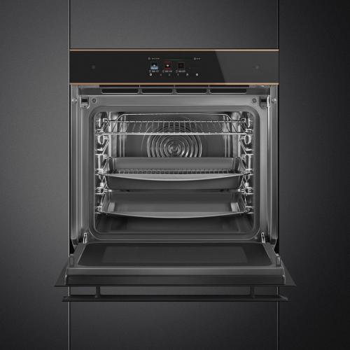 Электрический духовой шкаф 59,7 см SMEG Dolce Stil Novo SO6606WAPNR черный