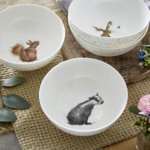 Набор салатников Royal Worcester Забавная фауна белый 4 пр