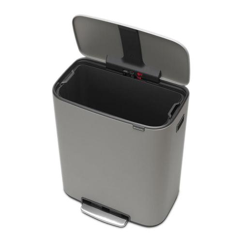 Мусорный бак 60 л Brabantia Bo Pedal Bin серый