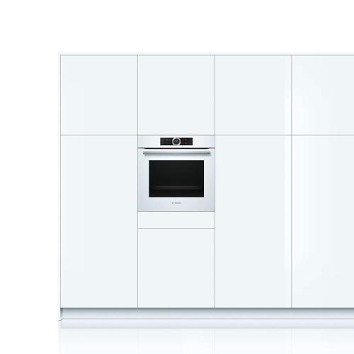 Духовой шкаф 60 см Bosch Serie | 8 HBG634BW1 белый