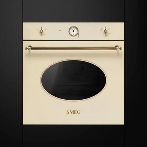 Многофункциональный духовой шкаф 60 см Smeg Coloniale SF800PO кремовый