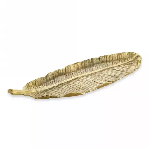 Чаша 70х24 см Michael Aram New Leaves золотая