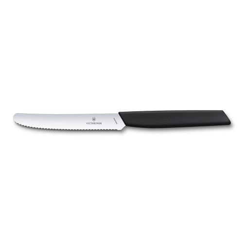 Столовый нож 11 см Victorinox Swiss Modern черный