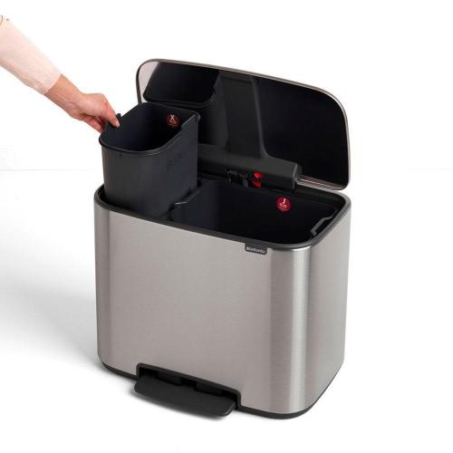 Мусорный бак 34 л Brabantia Bo Pedal Bin стальной