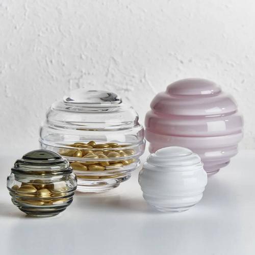 Конфетница 15 см Nude Glass Nest прозрачная