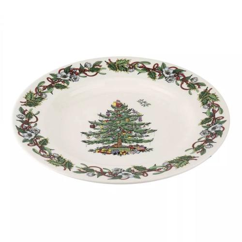 Тарелка обеденная 27 см Spode Christmas Tree белая