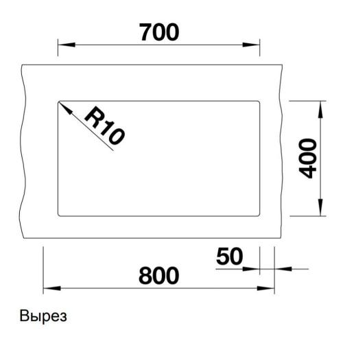 Кухонная мойка 73 см Blanco Subline 700-U алюметаллик