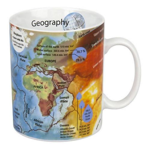 Кружка Geography 490 мл Koenitz Gifts for Everyone Mug Of Knowledge