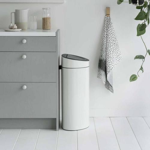 Мусорный бак 40 л Brabantia Touch Bin белый