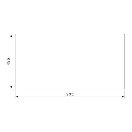 Кухонная мойка 100 см Reginox Elite Nevada L 40x18 Right Brushed OKG брашированная нержавеющая сталь