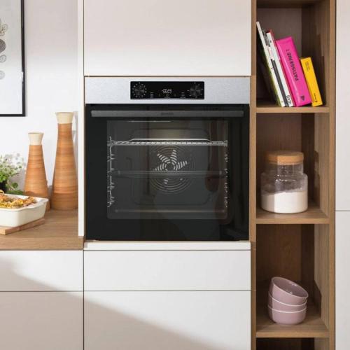 Электрический духовой шкаф 59,5 см Gorenje Essential BOB6737E01X стальной