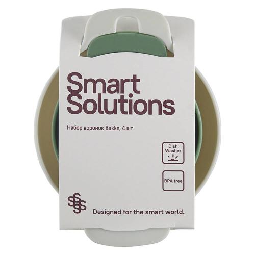 Набор воронок с фильтром Smart Solutions разноцветный 4 пр