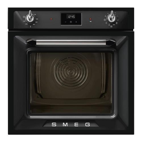 Электрический духовой шкаф 59,7 см Smeg Victoria SOP6900TN черный