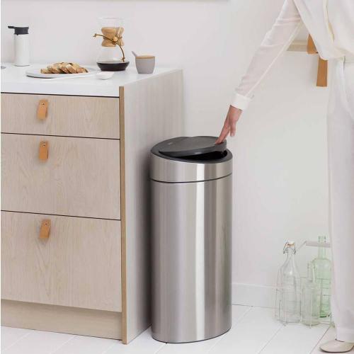 Мусорный бак 40 л Brabantia Touch Bin стальной