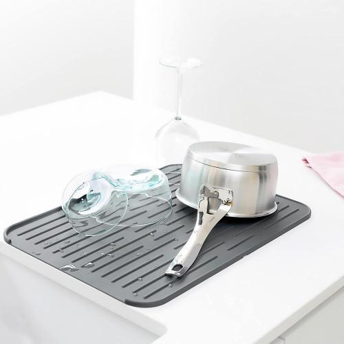 Коврик для сушки посуды 43,8х32,5х0,9 см Brabantia Sink Side серый