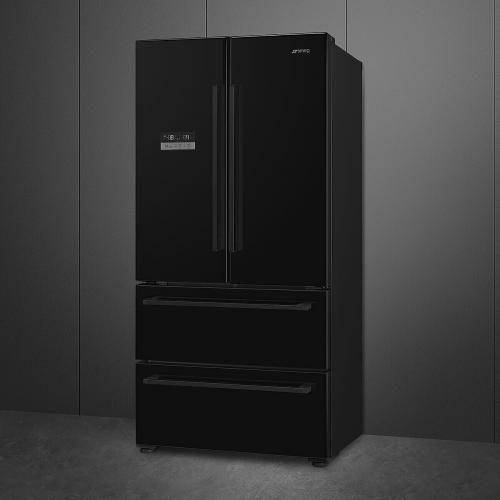 Холодильник French door 182,5х84 см SMEG Universal FQ55FNDE черный - 3 фото