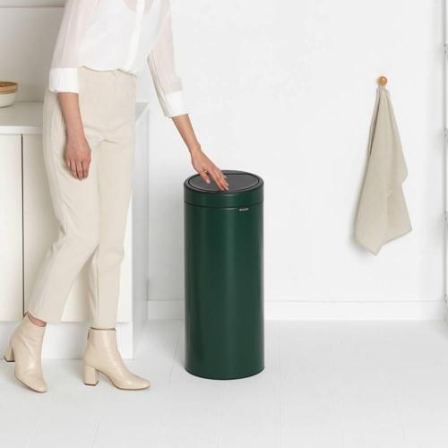 Мусорный бак 30 л Brabantia Touch Bin зеленая сосна