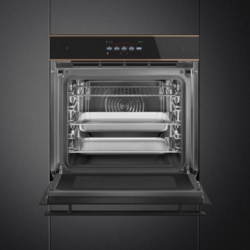 Электрический духовой шкаф 59,7 см SMEG Dolce Stil Novo SO6606WAPNR черный