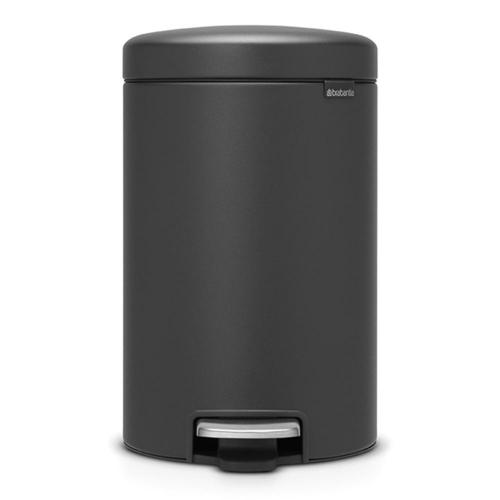 Мусорный бак с педалью 12 л Brabantia NewIcon черный