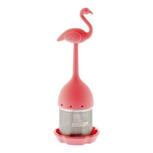 Заварочная емкость для чая 15х5х5 см Koala Flamingo розовая