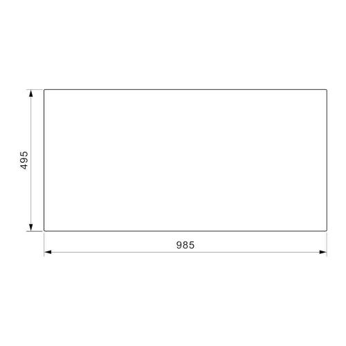 Кухонная мойка 100 см Reginox Elite Nevada L 30x30 Right Brushed OKG брашированная нержавеющая сталь