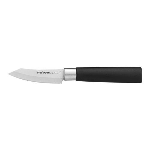 Нож для овощей 8 см Nadoba Keiko черный