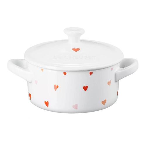 Кокот керамический Hearts 10 см 250 мл Le Creuset белый