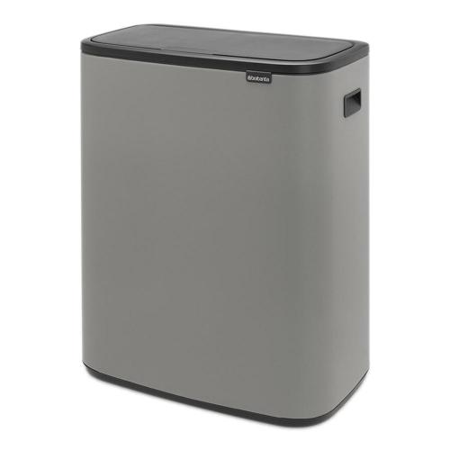 Мусорный бак 2x30 л Brabantia Bo Touch Bin серый