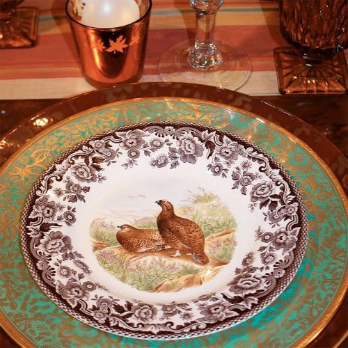 Тарелка закусочная 20 см Spode Woodland белая