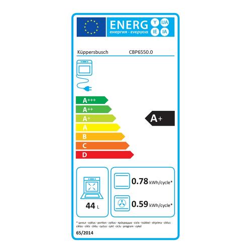 Электрический духовой шкаф Copper 40,7х45,5 см 44 л Kuppersbusch K.5 CBP 6550.0 G7 серый