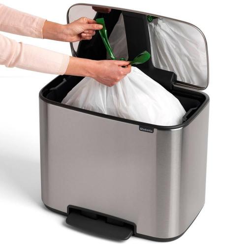 Мусорный бак 36 л Brabantia Bo Pedal Bin стальной