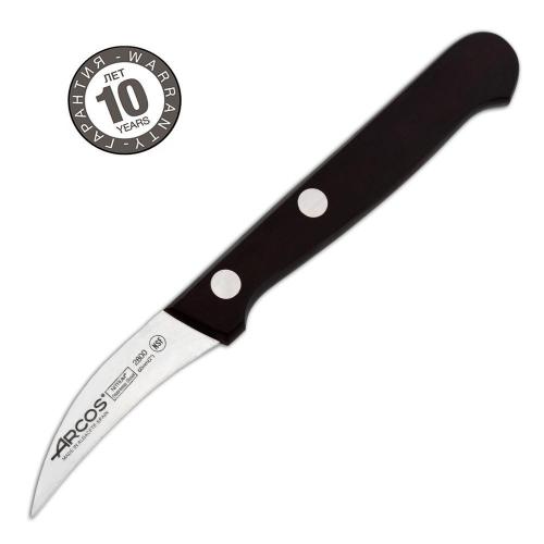Нож овощной 6 см Arcos Universal черный