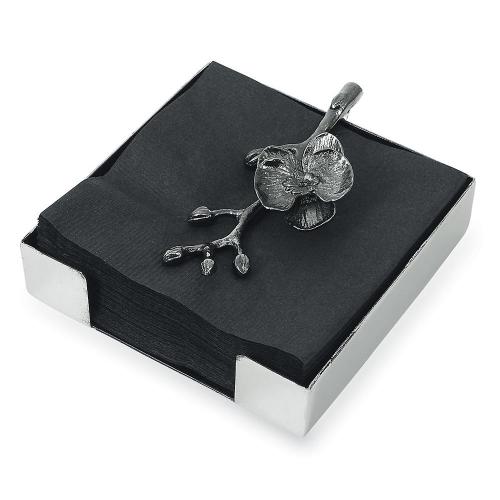 Подставка для салфеток 13х13 см Michael Aram Black Orchid стальная