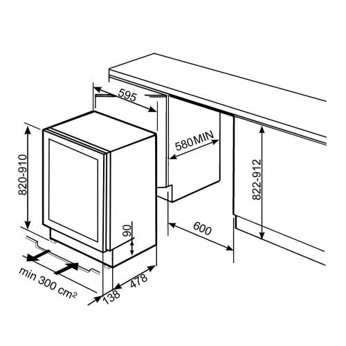 Винный шкаф smeg cvi138ls3