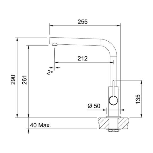 Смеситель Franke Neptune Evo spout белый