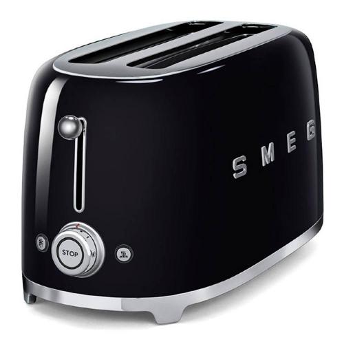 Тостер на 4 ломтика Smeg 50's Style TSF02BLEU черный