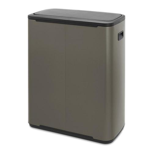 Мусорный бак 2x30 л Brabantia Bo Touch Bin серый