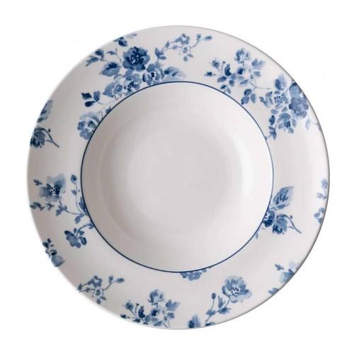 Тарелка для пасты 27,5 см Laura Ashley China Rose белая