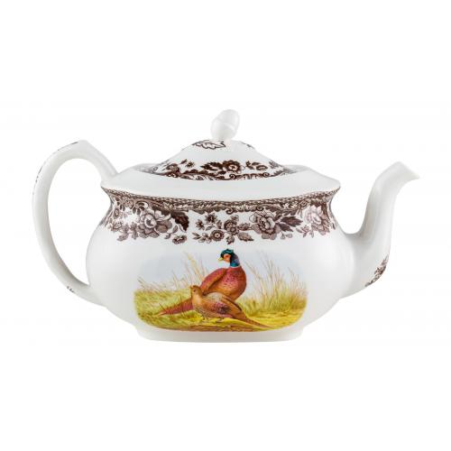 Чайник заварочный 1,3 л Spode Английские охотничьи мотивы белый