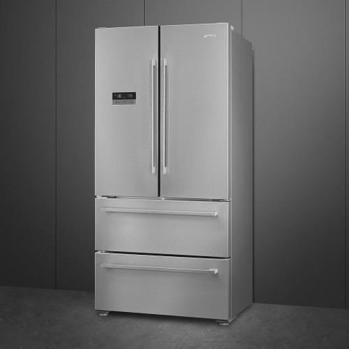 Холодильник French door 182,5х84 см SMEG Universal FQ55FXDE стальной - 5 фото