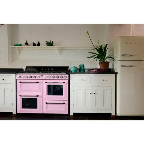 Холодильник двухкамерный 169х60 см Smeg 50's Style FAB30RCR5 кремовый