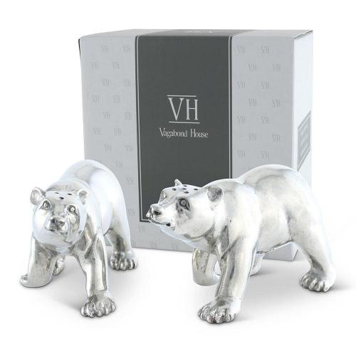 Солонка и перечница Polar Bear 7,6 см Vagabond House Woodland Creatures