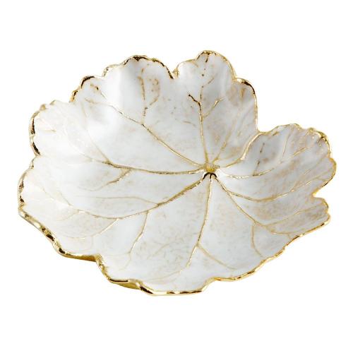 Сервировочное блюдо 11х10х2,5 см Michael Aram Winter Leaves белое