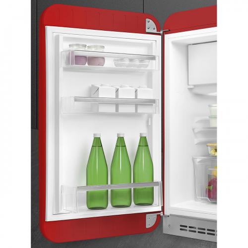 Холодильник 97х54,5 см SMEG 50’s Style FAB10LRD6 красный