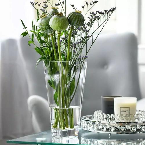 Ваза 11,6х11,6х27 см Krosno Home Living прозрачная