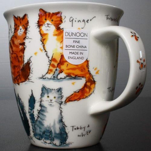 Кружка Игривые кошки 480 мл Dunoon Nevis Messy