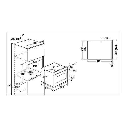 Духовой шкаф 46 см Kuppersbusch K.5 CBP 6550.0 W8 Hot Chili