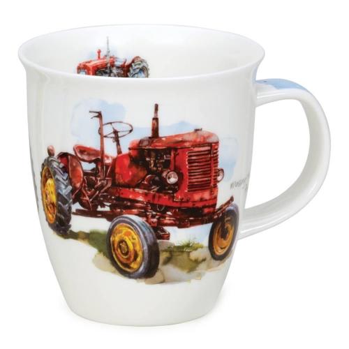 Кружка 480 мл Dunoon Nevis Tractors красная