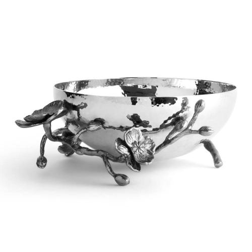 Икорница с ложкой 20,5х19,5 см Michael Aram Black Orchid стальная